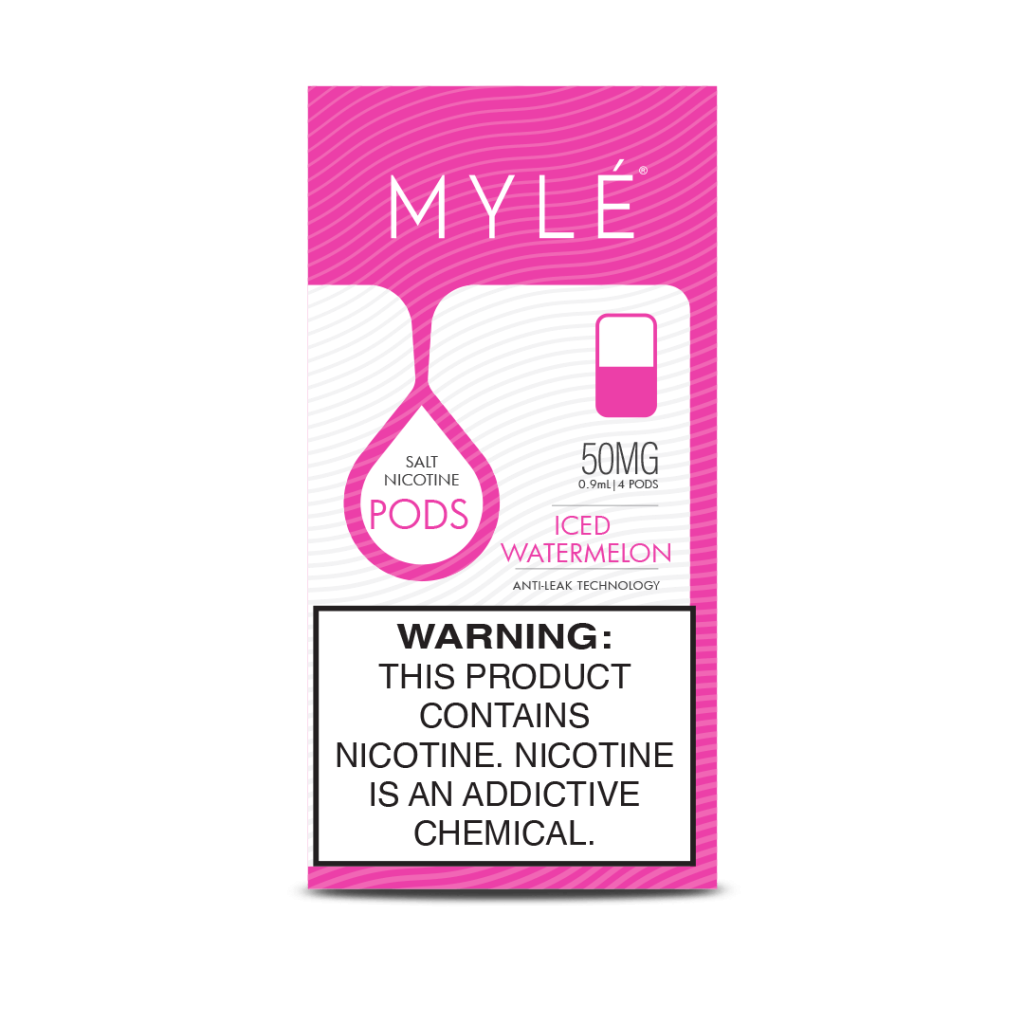 MYLÉ V4 PODS ICED WATERMELON FLAVOR 50MG