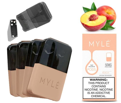 MYLÉ V4 PODS PEACH FLAVOR 50MG