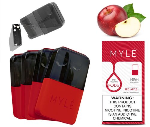 MYLÉ V4 PODS RED APPLE FLAVOR 50MG