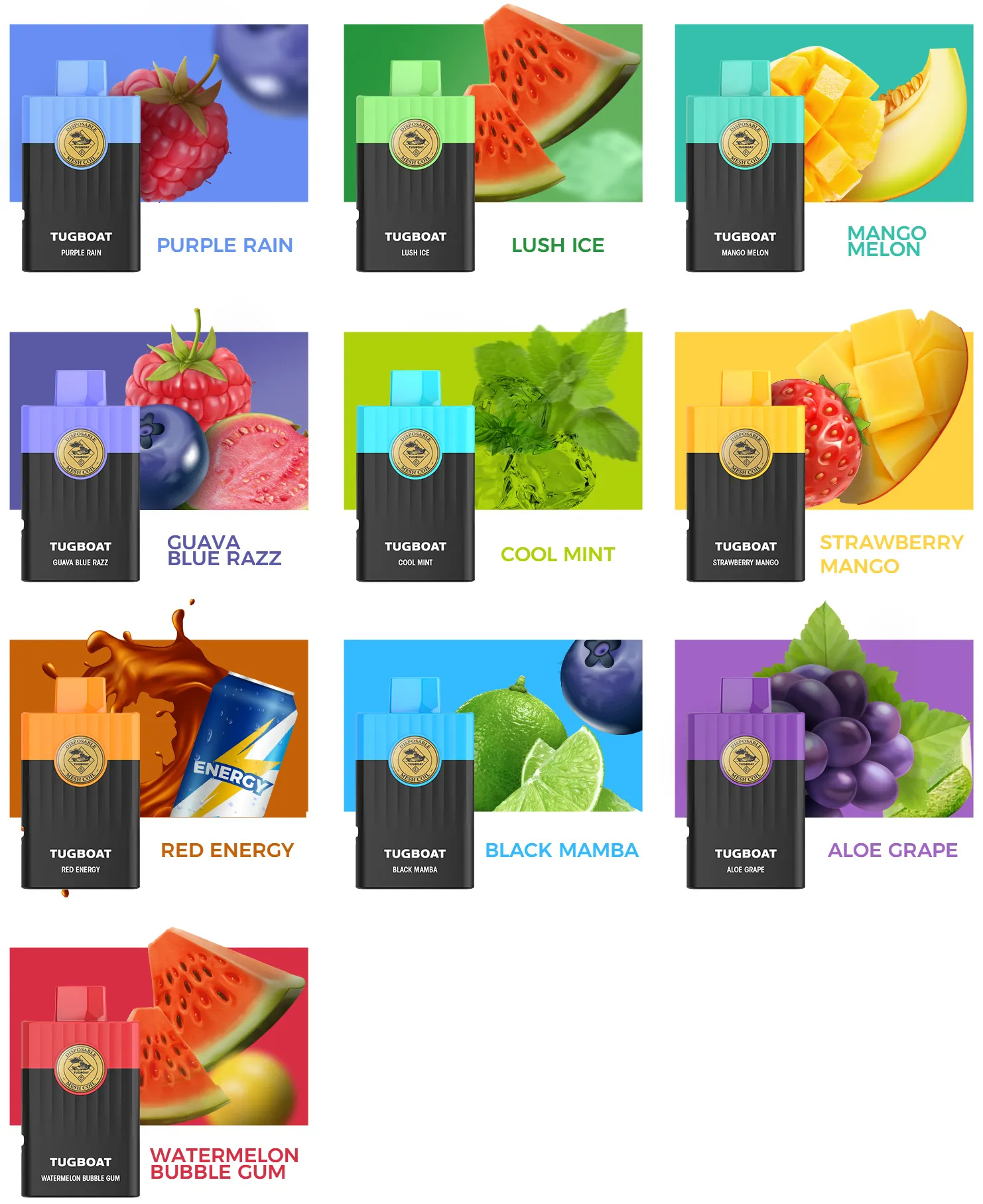 TUGBOAT HERO 8000 Puffs Disposable Vape In Dubai