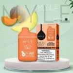 MYLE META BOX DISPOSABLE VAPE 5000 PUFFS Melon Honeydew IN DUBAI