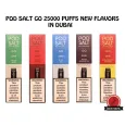 POD SALT GO DISPOSABLE 2500 PUFFS 20MG NEW FLAVORS - Gen Vape Dubai