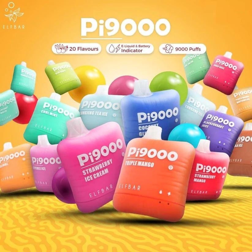 ELFBAR Pi9000 DISPOSABLE VAPE 9000 PUFFS gen Vape Dubai