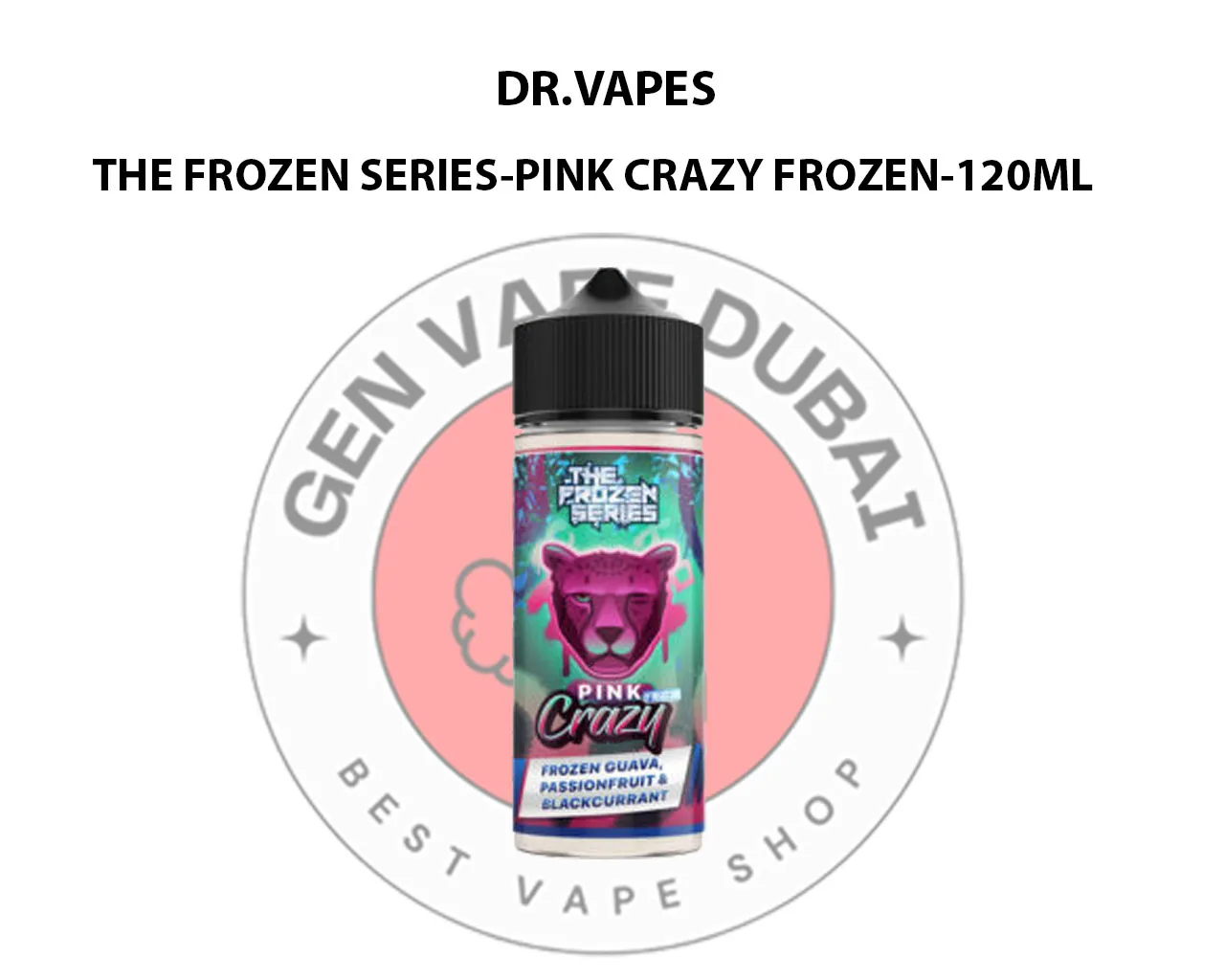DR.VAPES THE FROZEN SERIES PINK CRAZY FROZEN-120ML