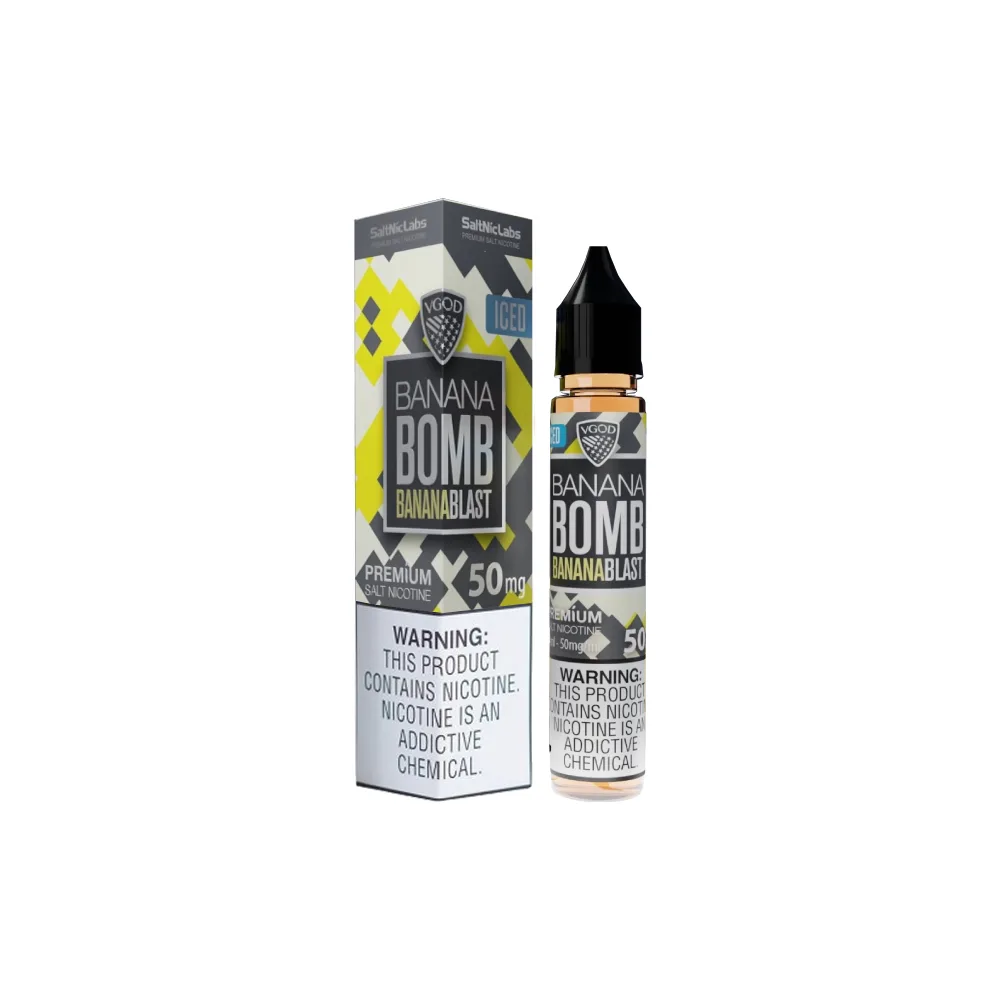ICED BANANA BOMB BY VGOD SALTNIC 30ML