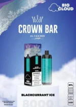 CROWN BAR AL FAKHER 5MG 8000PUFFS DTL BLACKCURRANT ICE