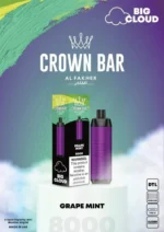 CROWN BAR AL FAKHER 5MG 8000PUFFS DTL GRAPE MINT