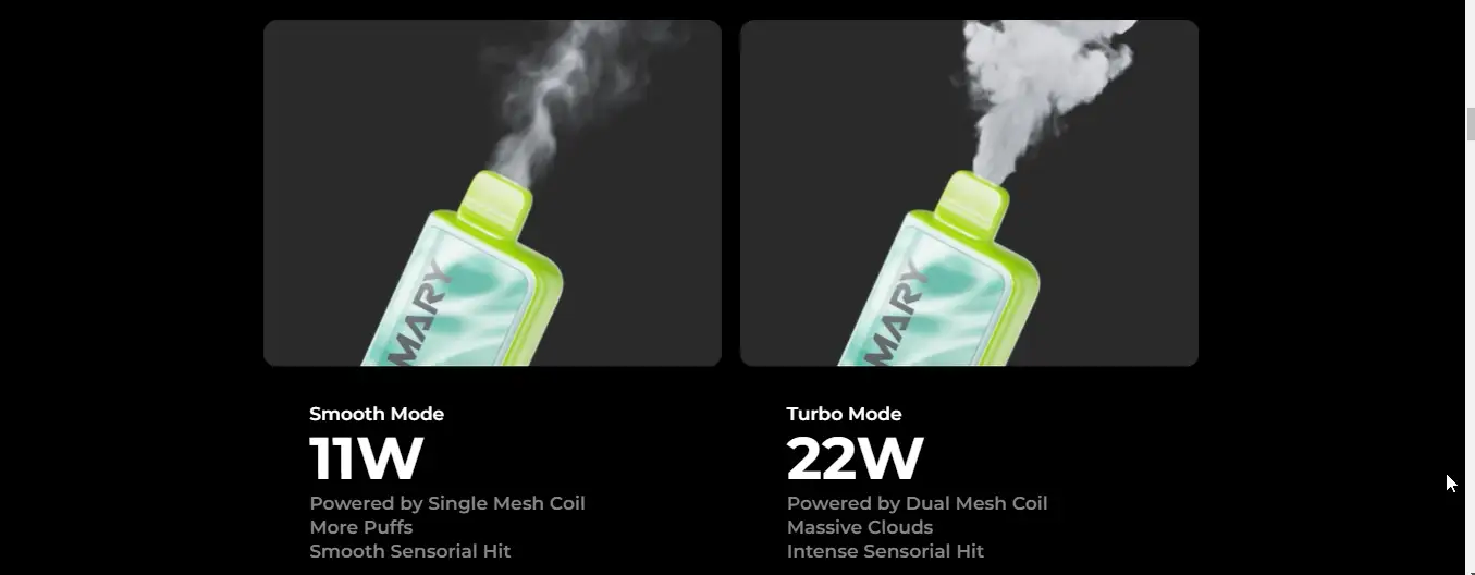 LOST MARY MT15000 DISPOSABLE Turbo Mode