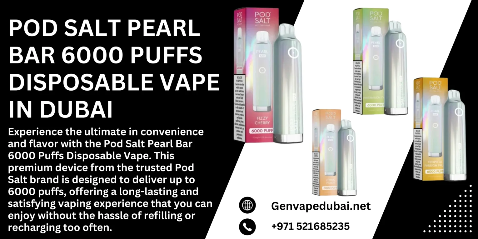 Buy Original Pod Salt Pearl Pro 10000 Puffs 20mg Disposable Vape In UAE Yen Vape Online