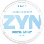 ZYN Fresh Mint Slim 6.5MG Nicotine Pouches Gen Vape Dubai