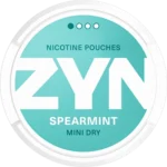 ZYN Spearmint Mini Dry 3MG Nicotine Pouches Gen Vape Dubai