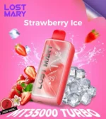 Lost Mary MT35000 Puffs Turbo Disposable Vape Strawberry Ice Gen Vape Dubai