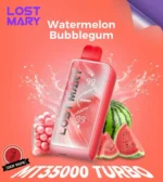 Lost Mary MT35000 Puffs Turbo Disposable Vape Watermelon Bubblegum Gen Vape Dubai