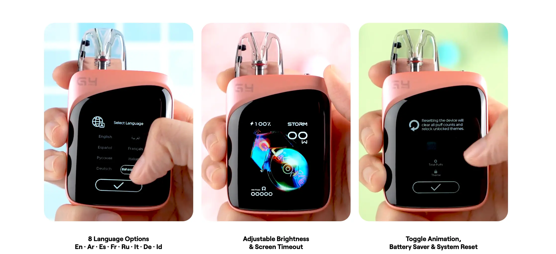 Uwell Caliburn G4 Pro Koko Features Mode Uwell Caliburn G4 Pro Koko Features Mode