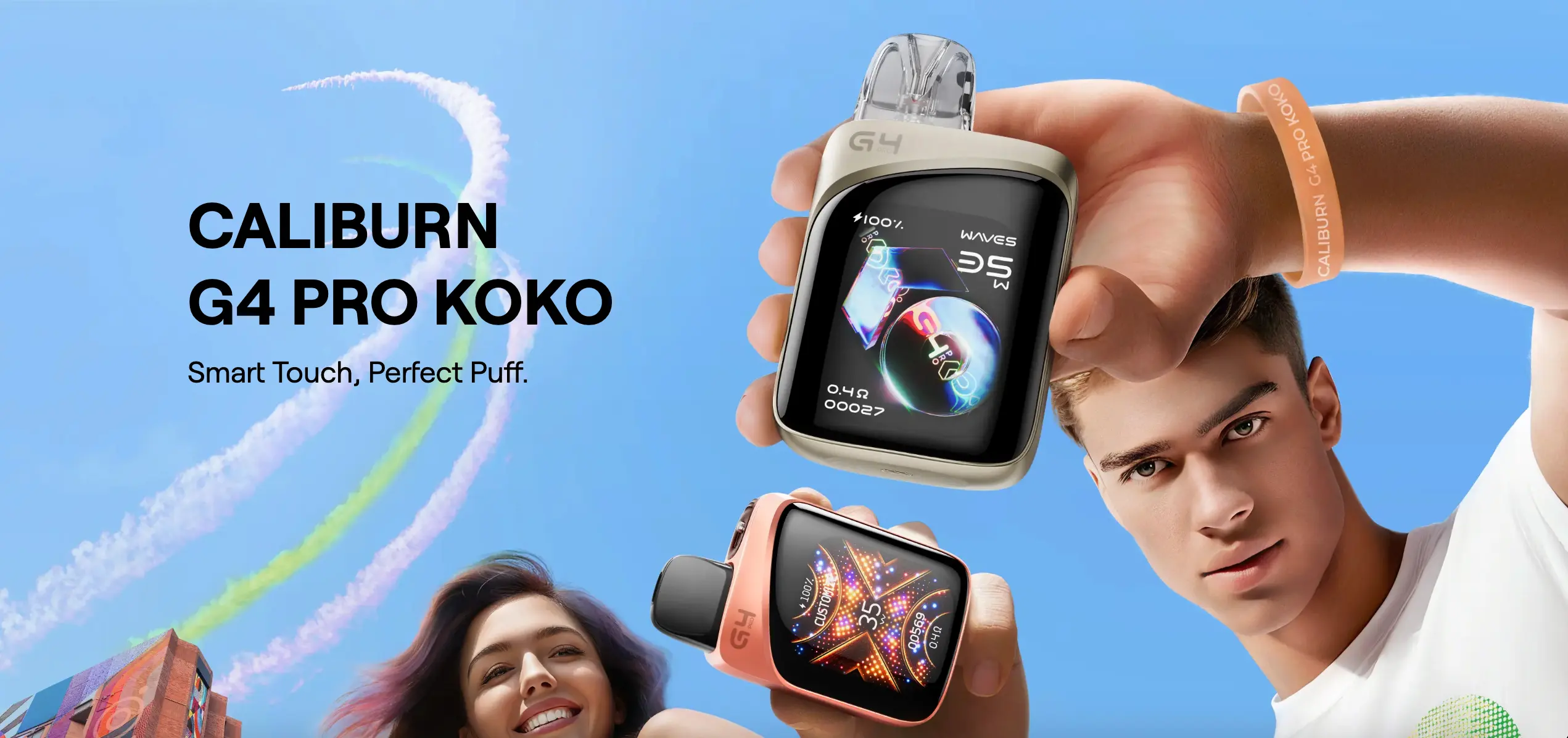 Uwell Caliburn G4 Pro Koko Smart Touch Banner Gen Vape Dubai Uwell Caliburn G4 Pro Koko Smart Touch Banner Gen Vape Dubai