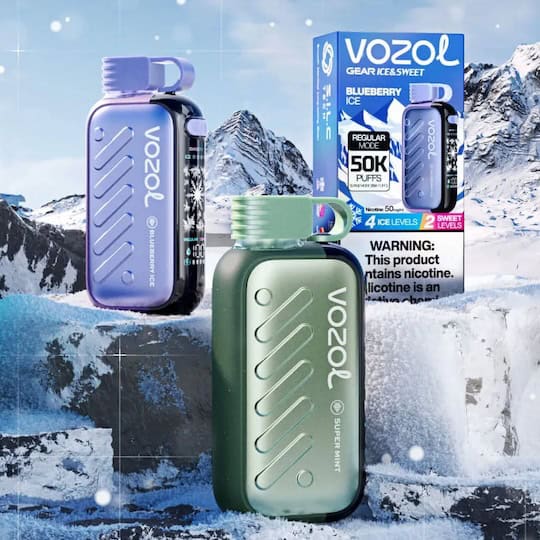 Vozol Gear Ice & Sweet 50000 Puffs Disposable Vape 50MG Gen Vape Dubai